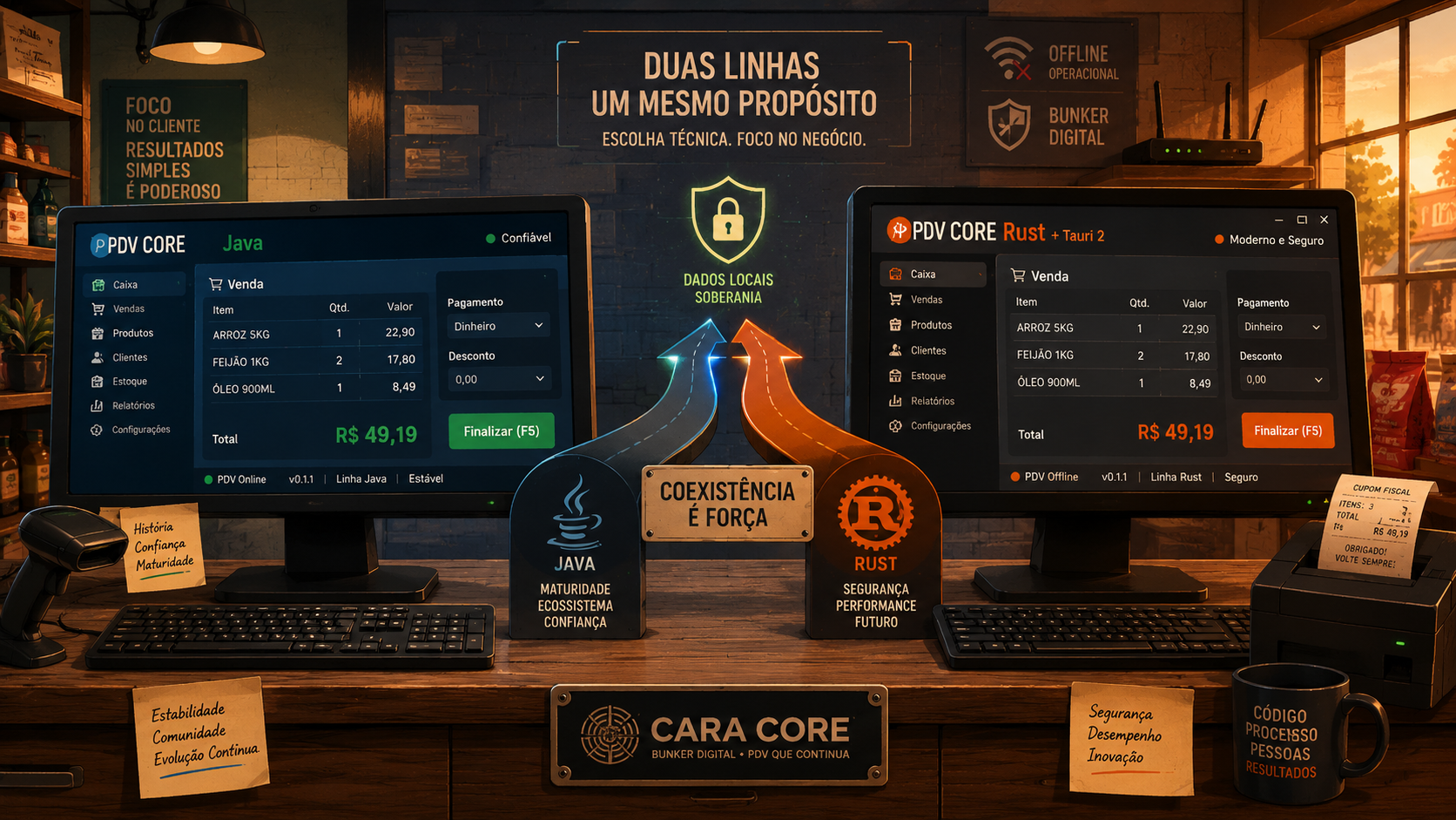 PDV Cara Core — dois caminhos para melhorar o atendimento no balcão