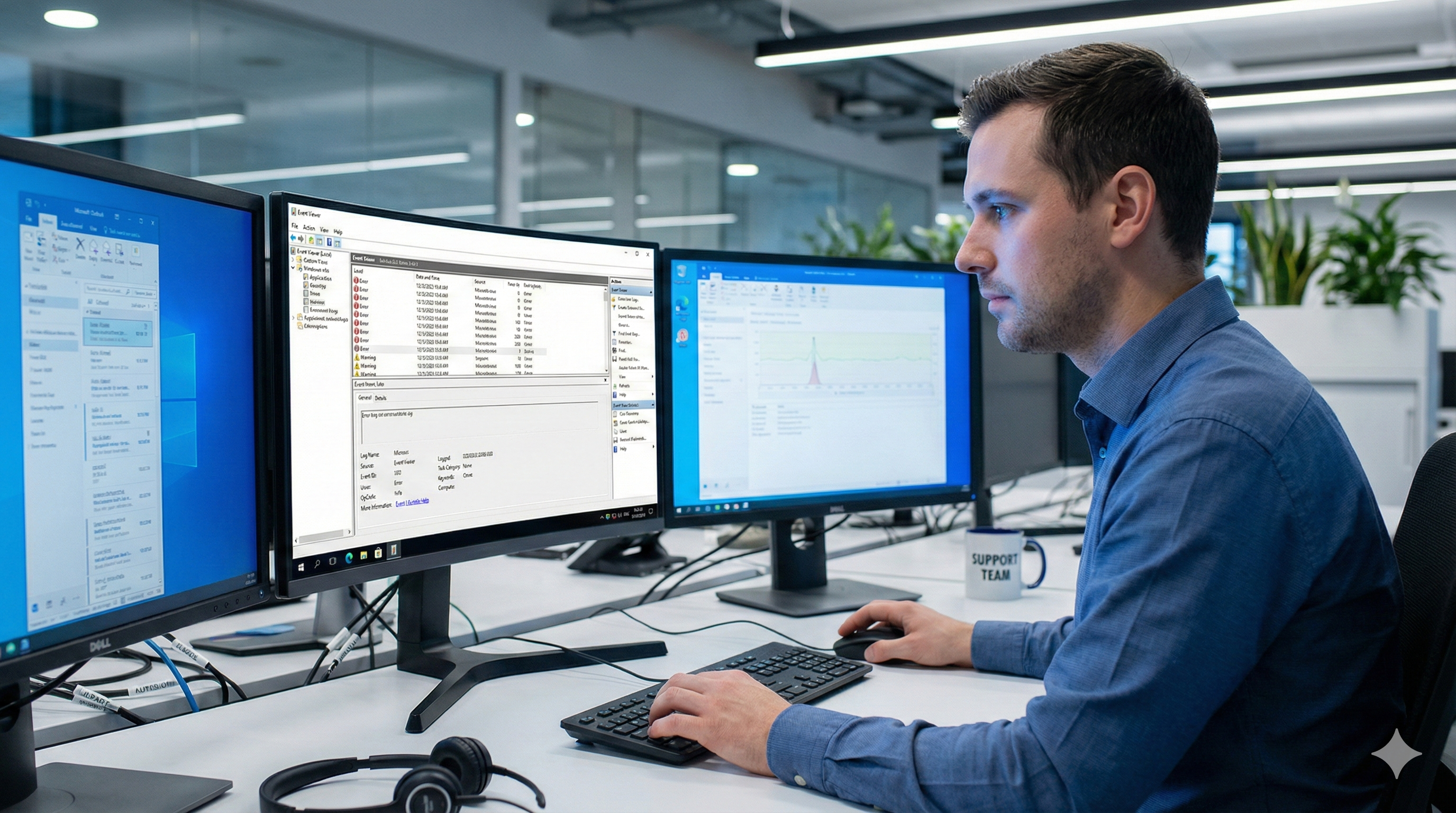 Suporte técnico Outlook, diagnóstico automatizado, New Outlook